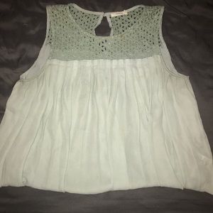 Size L Maurice’s Blouse, blue/green